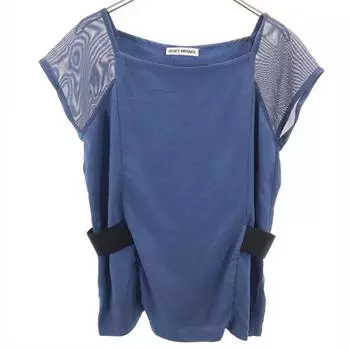 ISSEY MIYAKE made in Japan Short sleeve Cut 2 Navy Women Used