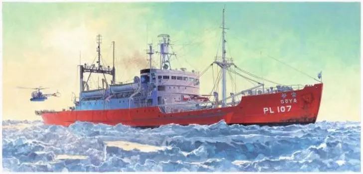 Исследовательское судно «Хасегава» для Антарктики, первая антарктическая исследовательская экспедиция «Соя», масштабная пластиковая модель 40064 (1/350