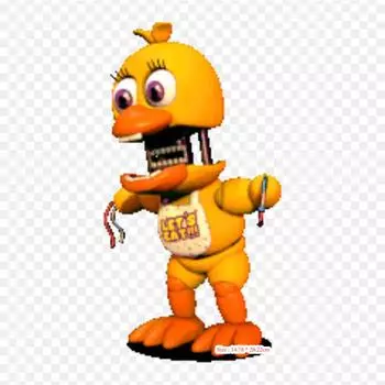 Иссохшая Чика Fnaf World Fnaf World Five Nights At Freddy s 2 Железные переводные картинки для одежды Футболка Сумка Теплопередающие наклейки Железные нашивки