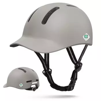 Issufel Bicycle Hat for Adults and SG EN1078 Highly and Stylish Cap Style Helmet for City and Adjustable Size Helmet, Style, Students, Standard,