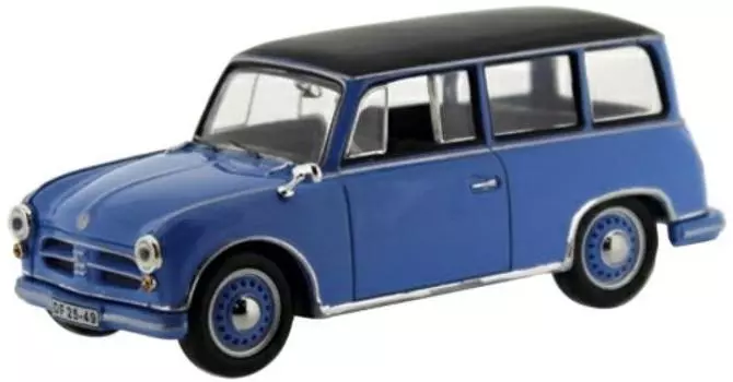 IST AWZ P70 Combi 1957 Синий Готовый продукт 1/43 (Крыша черная)