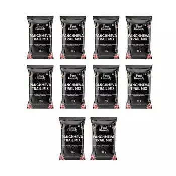 Истинные Элементы Панчмева (30 г * Упаковка 10 шт.) - Смесь сухофруктов | Трейловая смесь | Удобная для путешествий упаковка | Специальное предложение для постящихся | Смесь миндаля