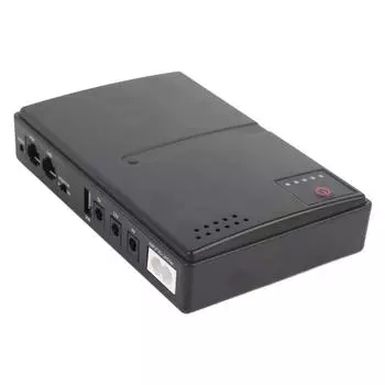 Источник бесперебойного питания 7200 мАч Маленький источник бесперебойного питания Резервная батарея для маршрутизатора US Plug