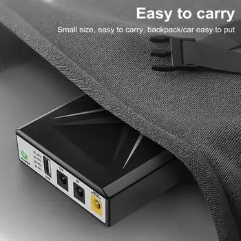 Источник бесперебойного питания Интеллектуальная стабилизация напряжения Множество функций защиты Универсальный Компактный Портативный 10400mAh