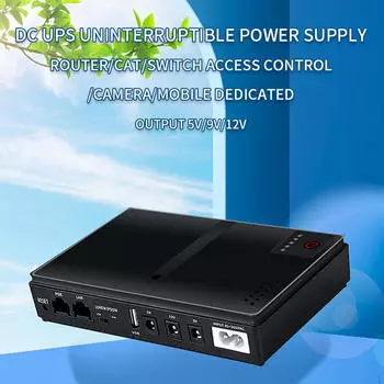 Источник бесперебойного питания Mini Ups Battery Backup для камеры безопасности EU