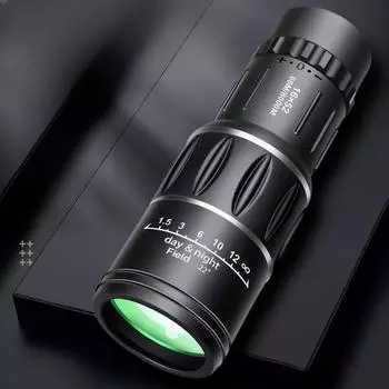 Источник Фабрика Новый однотрубный 16X52 Открытый телескоп высокой четкости для наблюдения за птицами. Можно фотографировать.