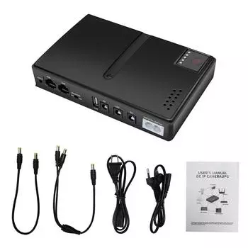 Источник питания UPS 10400 мАч 36 Вт USB 5 В постоянного тока 5 В 9 В 12 В POE 15 В 24 В 6 розеток резервный источник питания для Came EU Plug