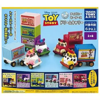История игрушек Disney Motors Dream Carry 6 видов Gacha Gacha Capsule Игрушка [Набор (полный полный)]