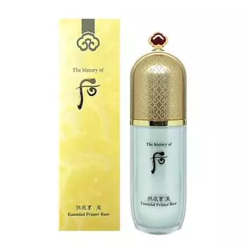 История Whoo Gongjinhyang Mi Эссенциальная база-праймер 40 мл Корейская травяная увлажняющая и разглаживающая база под макияж Безупречный и стойкий K-Beauty праймер 40ml