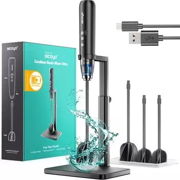 ISTOYO перезаряжаемая мешалка для смолы модернизированная 3-скоростная мешалка для эпоксидной смолы с AI эпоксидная смола мешалка для смолы эпоксидная смола своими руками