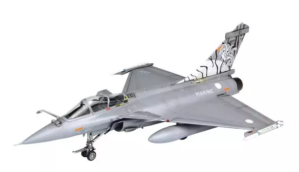 Истребитель-носитель ВМС Франции Rafale M Tiger Meet 2014 Пластиковая модель Platts/Italeri 1/72 TPA-8