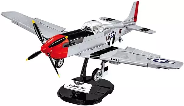 Истребитель ВВС США COBI Block P-51D Mustang MUSTANG 132 Scale 350 Pieces Movie Top Gun Совместимо с Lego 5846
