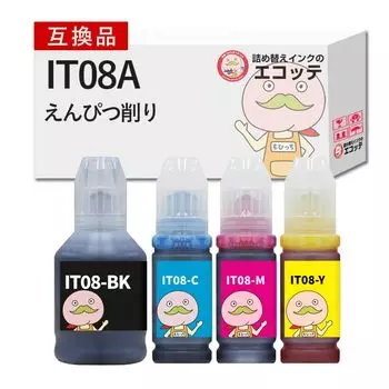 IT08 точилка для карандашей совместимый с точилкой флакон с чернилами 4 цвета набор для EPSON IT08A IT08KA IT08CA IT08MA IT08YA пигментные чернила 140 мл желтый 70 мл