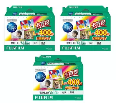 IT-CEO Оптовая закупка Fuji Film Fuji Painting Aya Photo Finish Value WPL 400 VA L Size 400 Листов 3 Комплекта