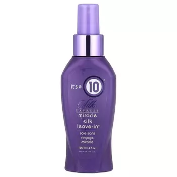 It s a 10, Silk Express, Miracle, Silk Leave-In®, 4 жидких унции (120 мл)