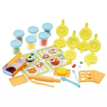 Shimajiro sandwiched tightly Fingertip education clay donut shop