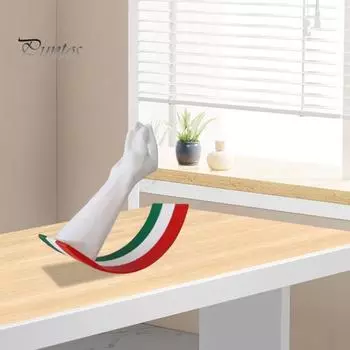 Итальянская фигурка с жестами, напечатанная на 3D-принтере, качающаяся итальянская фигурка с жестами, качалка, настольная игрушка, домашний офис, декор для полки стола S белый