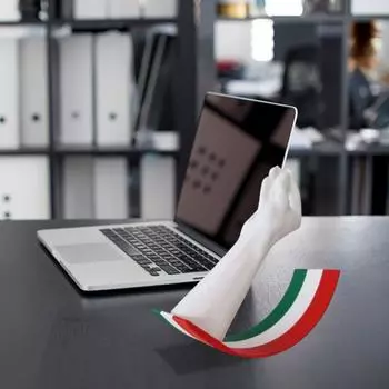 Итальянская фигурка с жестами, напечатанная на 3D-принтере, качающаяся итальянская фигурка с жестами, качающийся стол с руками S телесный