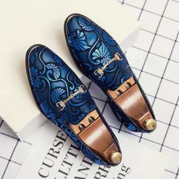 Итальянская кожаная обувь Мужские туфли-лоферы Брендовая деловая официальная обувь Мокасины без застежек Парикмахерская обувь для свадебной вечеринки Sapato Social 38