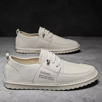 Итальянская мода повседневная обувь мужская уличная мода дизайнерская обувь без застежек на лодочки люксовый бренд мужские пенни-лоферы кожаные мокасины 7 бежевый