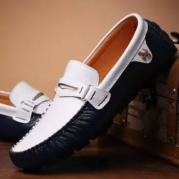 Итальянская обувь из натуральной кожи, мужские мокасины, модные туфли без застежек на плоской подошве, мужские туфли для вождения, классические легкие роскошные брендовые мягкие мужские мокасины 38
