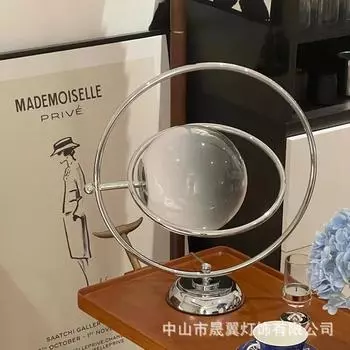 Итальянские дизайнерские настольные лампы Glass Planet Rotary Desk Light для спальни, гостиной Warm Light
