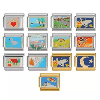 Итальянский браслет из нержавеющей стали диаметром 9 мм своими руками