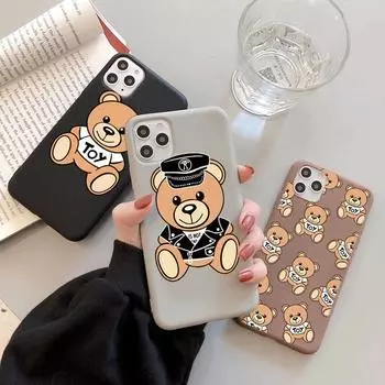 Итальянский чехол с медведем для Huawei P30 P20 Pro P40 Lite EP Smart 2021 Y6 Y7 Y9 2019 Коврики Honor 8X 9X 8A 10i 20i 10 20 Lite Чехол из ТПУ Y9 2019