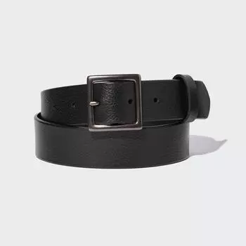 Итальянский кожаный винтажный ремень UNIQLO