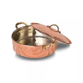 Итальянский медный горшок ручной работы, Посуда, Медный горшок, Короткая медная посуда, Винтажная медь, Медный горшок для запекания, Набор медных горшков, Медная посуда