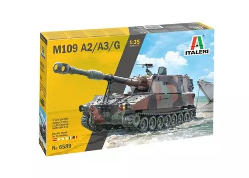 ITALERI Tamiya Military Series Artillery Plastic Model 38589 1/35 No.6589 M109A2/A3/G Self-Propelled