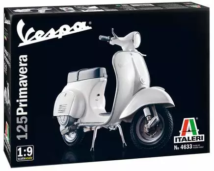 Italeri Vespa 125 Primavera японская инструкция по эксплуатации в комплекте пластиковая модель IT4633 1/9 (Винтажная серия)