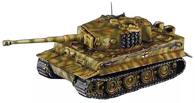 Italeri WW2 Германия Тяжелый танк Tiger I Пластиковая модель IT25755 1/56 Pz.Kpfw.VI (танк)