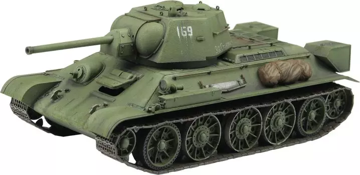 Italeri WW2 советская модель 1943 года производства алюминиевая пушка с проволокой в комплекте премиум-комплект пластиковая модель IT6570 1/35 T-34/76 ствол/металл