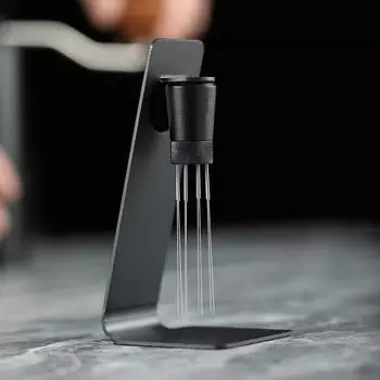 Italian Coffee Mixing Needle Espresso Powder Mixer with 8-needle Magnetic Bracket Barista Coffee Mixing Distribution Tool
