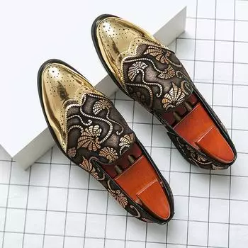 Italian Leather Slip on Men Shoes New Designer Man Loafers Fashion Casual Shoes Simple Moccasin Comfy Male Driving Dress Flats 38