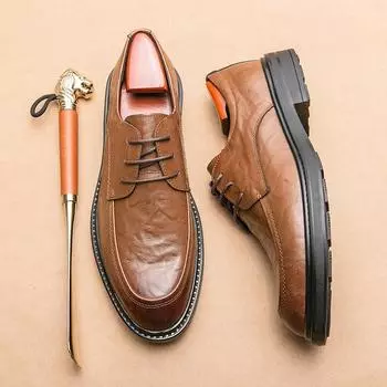 Italian Style Men s Interview Business Shoes Pointed Lace Up Luxury Banquet Dress Shoes Men s Leather Casual Shoes Free Delivery 38 чёрный