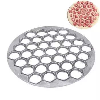 Италия Равиоли Maker Пельмени Форма 37 Отверстий Алюминиевые Равиоли Металл Пельмени Форма Кухня Пельме E2J2 Silvery-1pcs