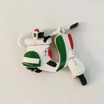 Италия Рим Велосипед 3D Стереоскопический Туризм Сувениры Смола живопись Декорация для дома Магниты на холодильник