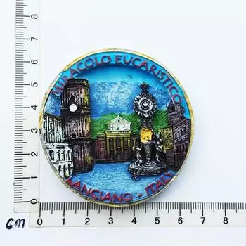 Италия забавный магнит на холодильник сувенир Милан Венеция Рим Пиза Флоренция туристический сувенир магнитные магниты для холодильника подарок из смолы