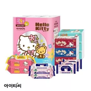 ITC Hello Kitty Flower Home Set, популярный персонаж в Корее