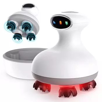 ITEFDTUTNE EMS Head Spa электрическая щетка для кожи головы 2024 года красоты кожи головы уход за кожей головы уход за лицом подарок на день красоты прибор IPX7 водонепроницаемый 3D вибрация