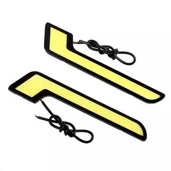 ITimo Car Daytime Running Lights DC 12V 2Pcs/Set DRL Universal Car Fog Lamps External lights Car Accessories COB