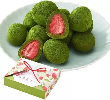 Ито Кюэмон Матча Удзи Матча Клубника Шоколадный Трюфель Оча Матча Сладости Ичиго-сан