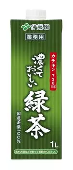 Itoen Крепкий и вкусный зеленый чай для коммерческого использования 1 л x 6 бутылок Бумажная упаковка с крышкой