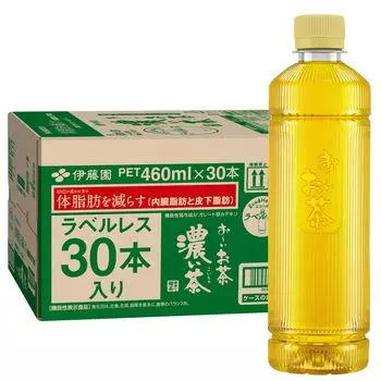 Itoen Labelless Oi Ocha Dark Tea 460 мл x 30 бутылок Smart Bottle