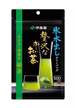 Itoen Luxurious Oi Tea Зеленый чай со льдом Пакетированный зеленый чай Amami Ichiban Маринованный зеленый чай x 10 пакетиков 6,0 г