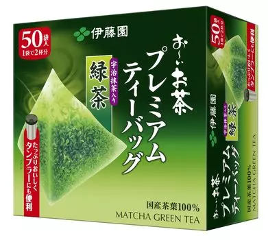 Itoen Oi Ocha Premium Tea Bags Зеленый чай Uji Matcha x 50 пакетиков по 1,8 г