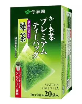 Itoen Oi Ocha Premium Tea Bags Зеленый чай Uji Matcha x 20 пакетиков по 1,8 г