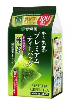 Itoen Oi Ocha Premium Tea Packed Green Tea with Matcha x 100 пакетиков по 1,8 г